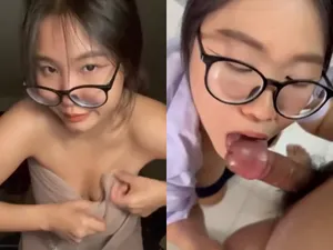 Nữ học sinh liếm dương vật đá trứng cút điêu luyện